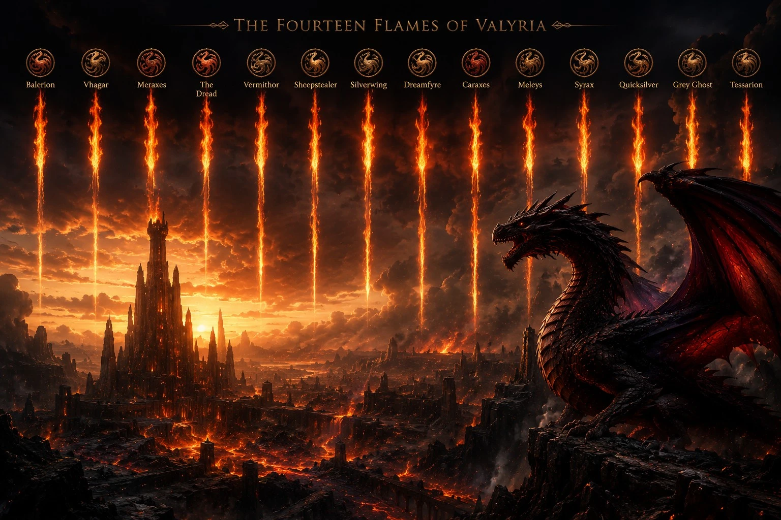 The Fourteen Flames of Valyria