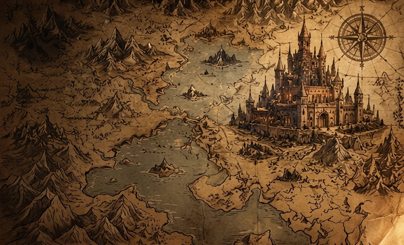 Fantasy worldbuilding and fictional realm
